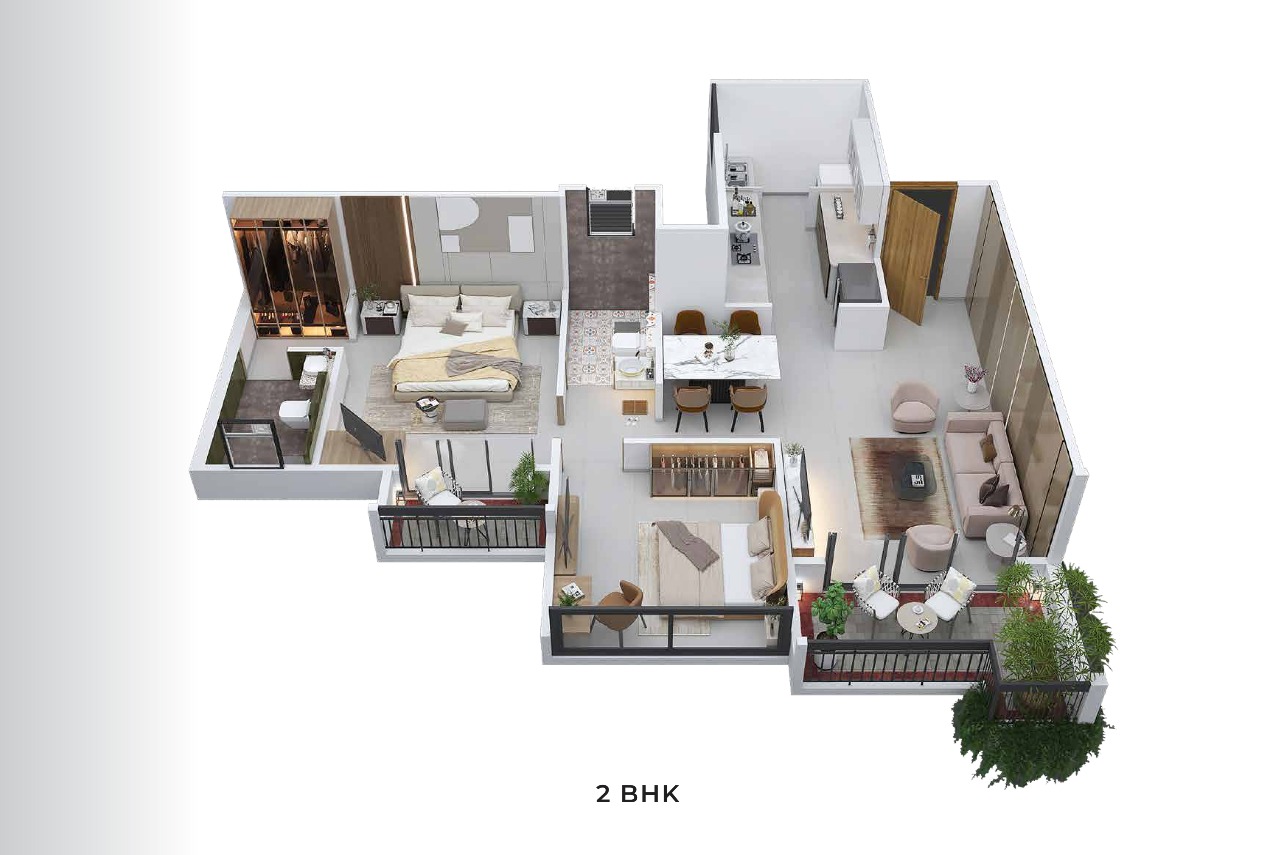 2 BHK Plan